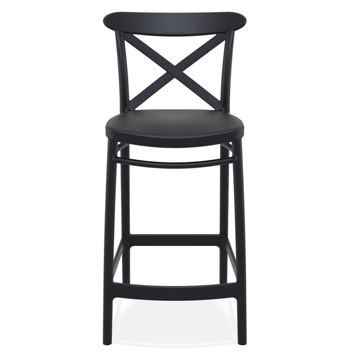 ALTEREGO BERLIOZ Middelhoge snackkruk - Zwart