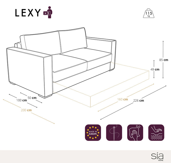 Slaapbank met lichtgrijs fluwelen matras 160cm