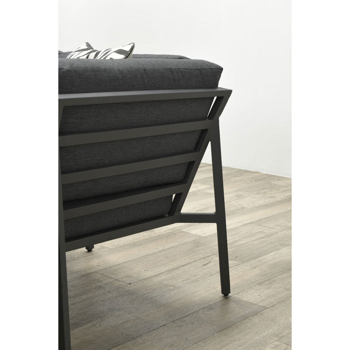 Garden Impressions Tropea lounge dining set 5-delig-donker grijs