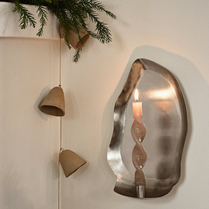 Broste Copenhagen Mie Wandkandelaar - Zilver