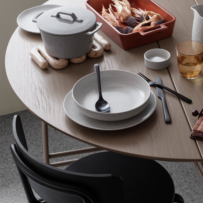 Broste Copenhagen Hune Bestekset 4-delig - Zwart