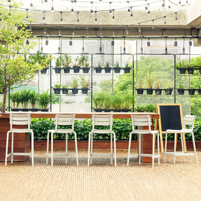 ALTEREGO NOBU MINI Middelhoge snackkruk - Grijs