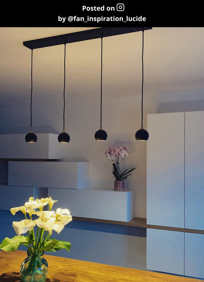 Lucide FAVORI Hanglamp - Zwart