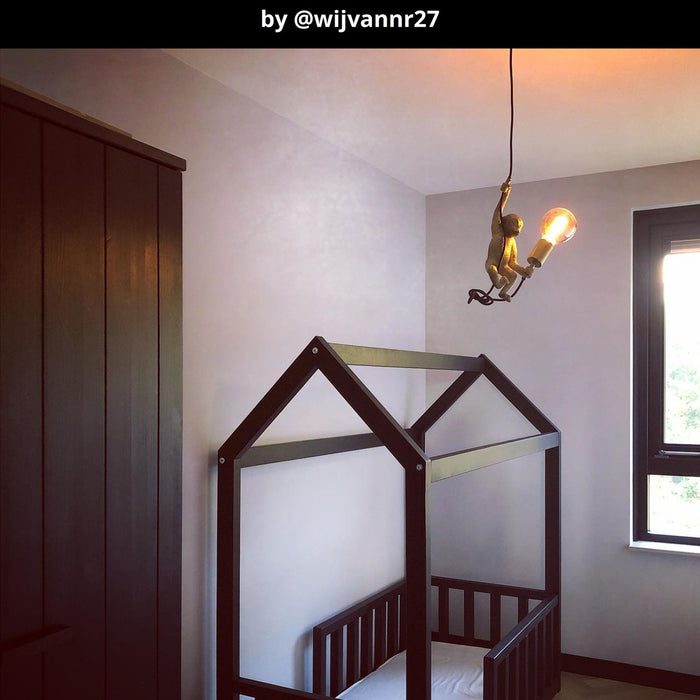 Lucide EXTRAVAGANZA CHIMP Hanglamp - Zwart