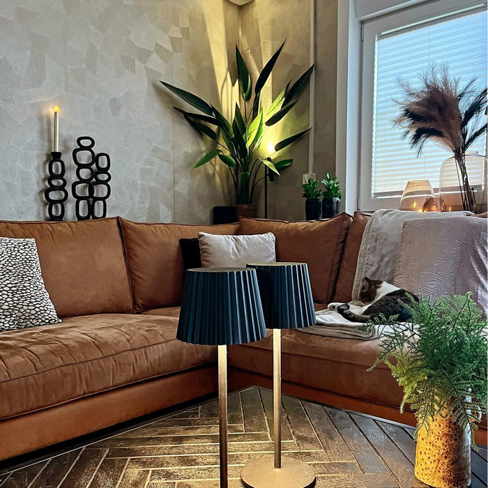 Lucide JUSTINE Tafellamp - Zwart