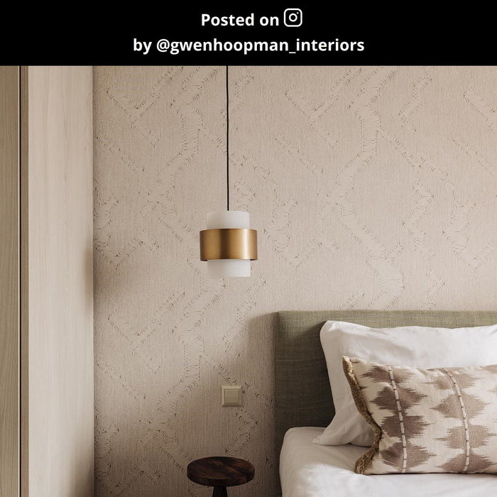 Lucide FIRMIN Hanglamp - Mat Goud | Messing