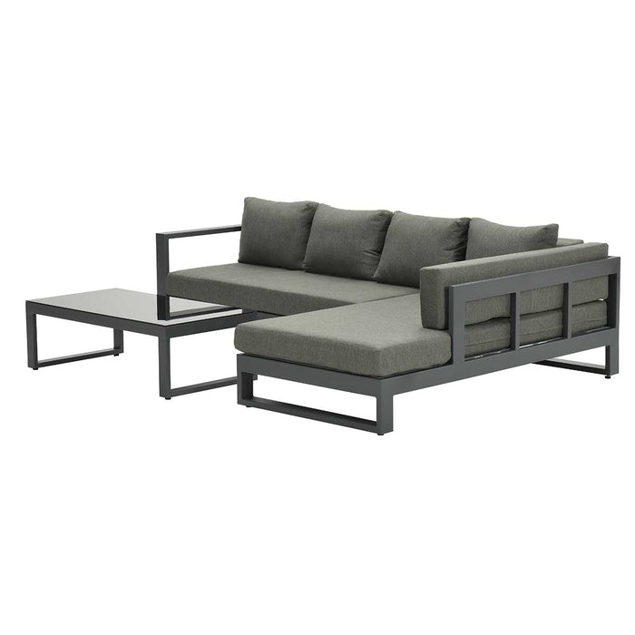 Garden Impressions Esmee loungeset links carbon black mystic grey