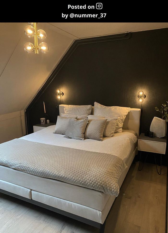 Lucide TYCHO Wandlamp - Zwart