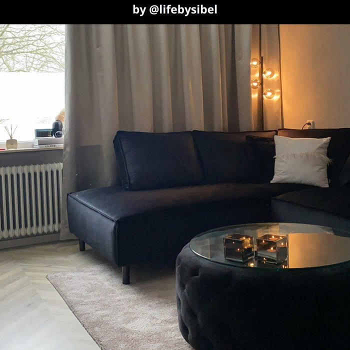 Lucide TYCHO Vloerlamp - Zwart