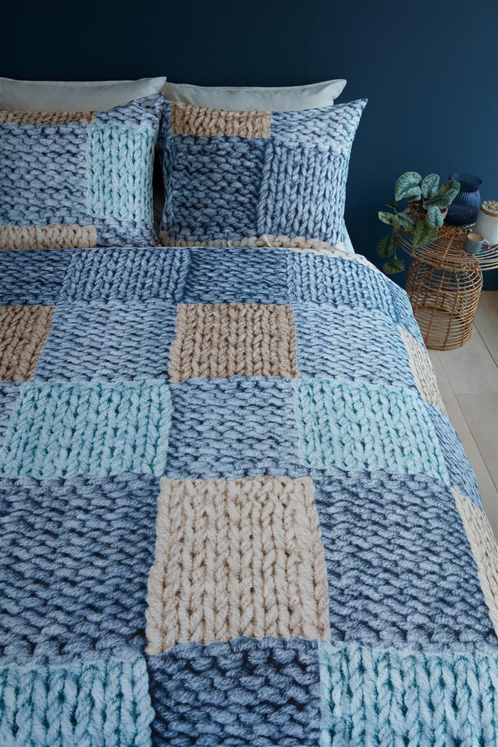 Ariadne at Home Wool Shades dekbedovertrek - 240x200|220 - Blauw