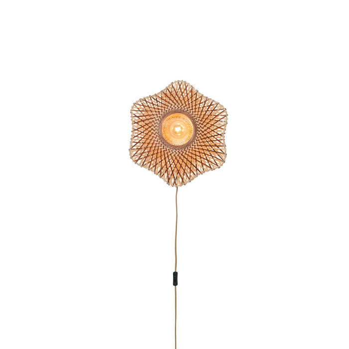 GOOD&MOJO Wandlamp Madura - Naturel - Ø44cm