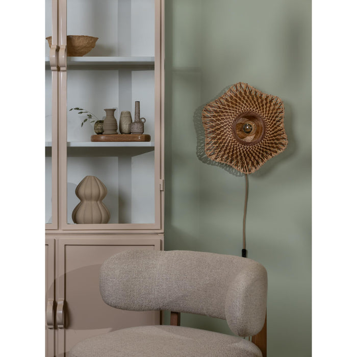 GOOD&MOJO Wandlamp Madura - Naturel - Ø44cm