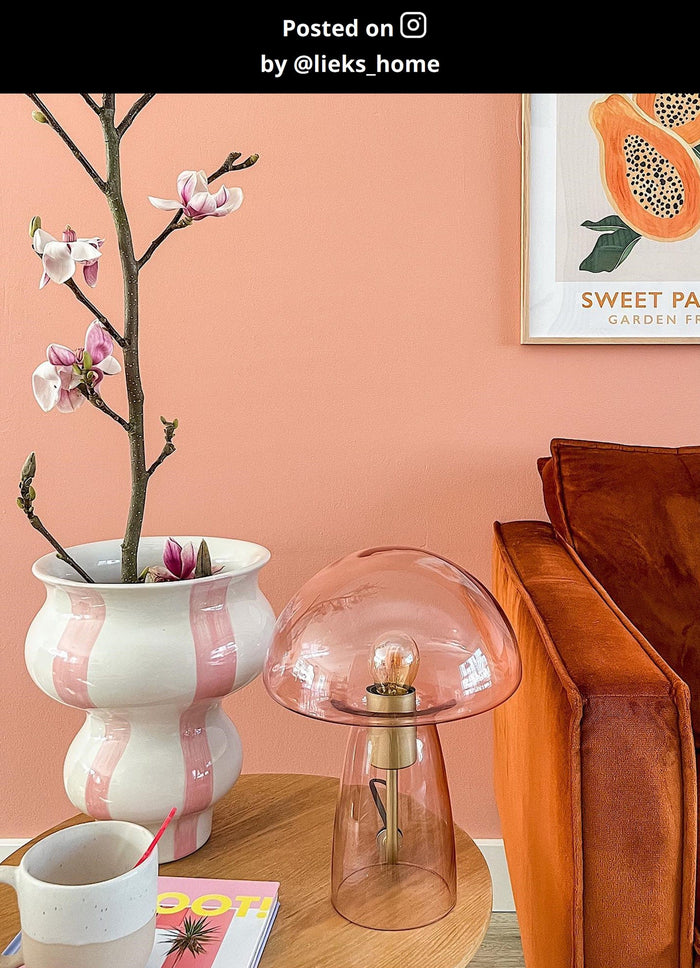 Fungo tafellamp large roze