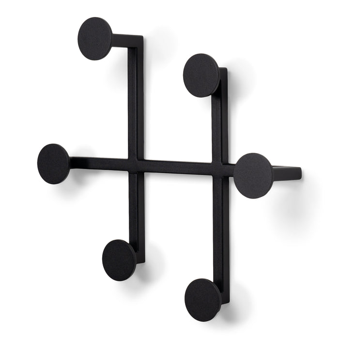 SPINDER DESIGN BOTTONI 2 Wandkapstok - Zwart