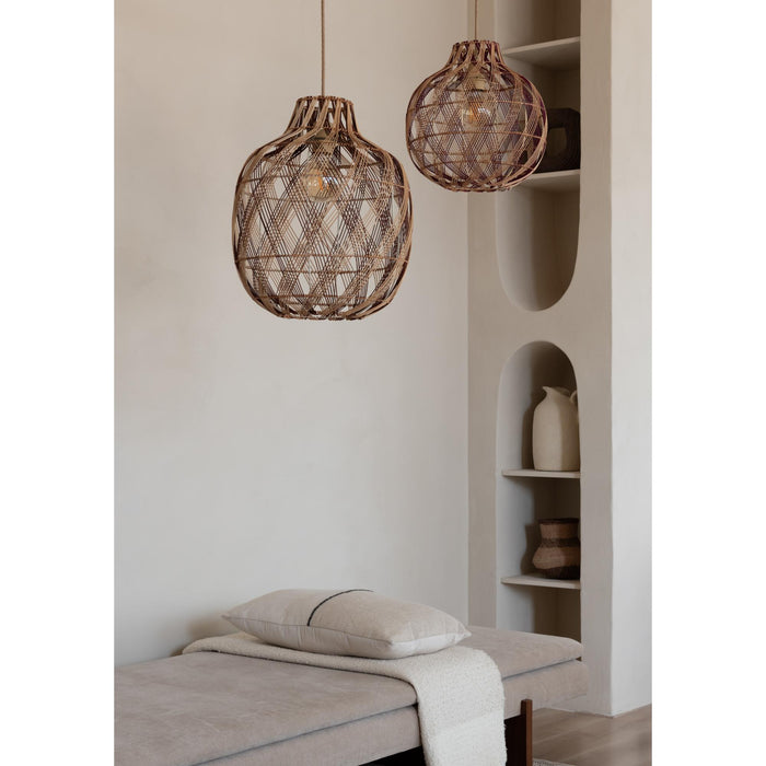 GOOD&MOJO Hanglamp Mendoza - Naturel - Ø35cm