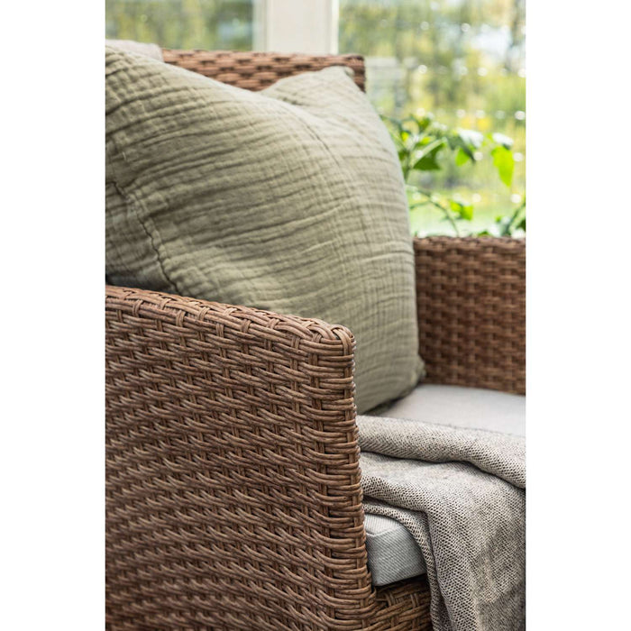 Venture Home Malina Eetkamerstoel 60 x 86 x 58 - Natuur - 2-pack