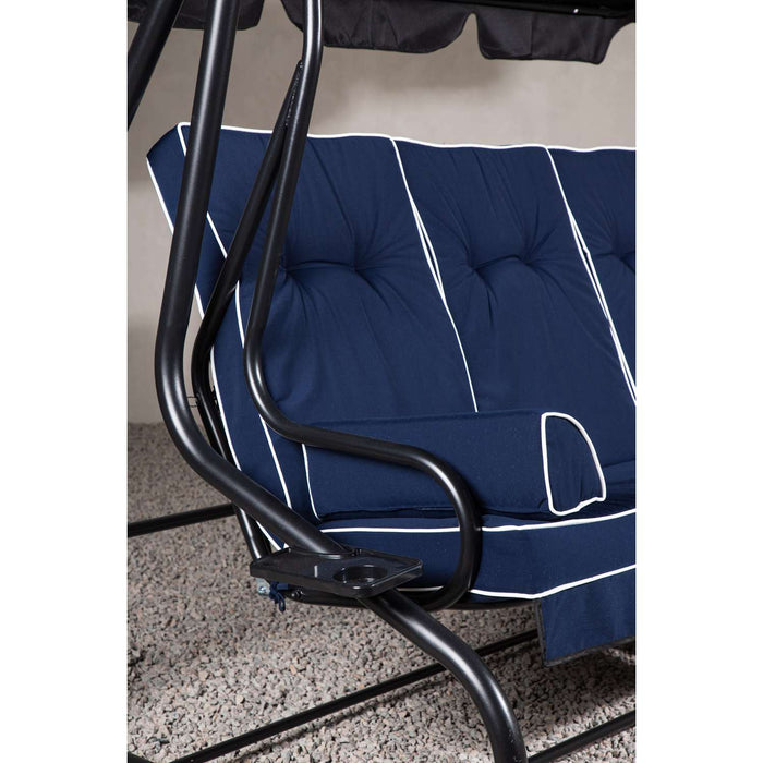 Venture Home Hanna Kussenset 10 x 120 x 165 - Blauw