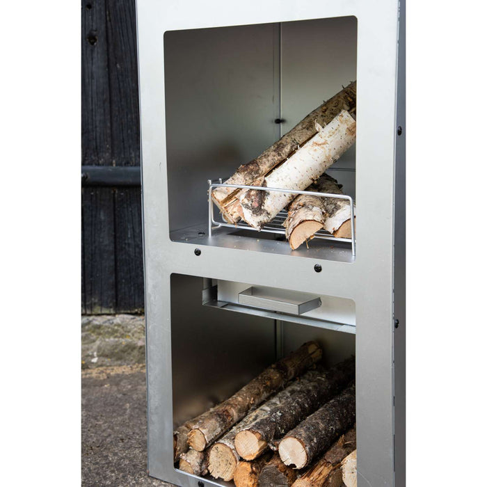 Venture Home Makarima Vuurschaal 45 x 199 x 45 - Zilver