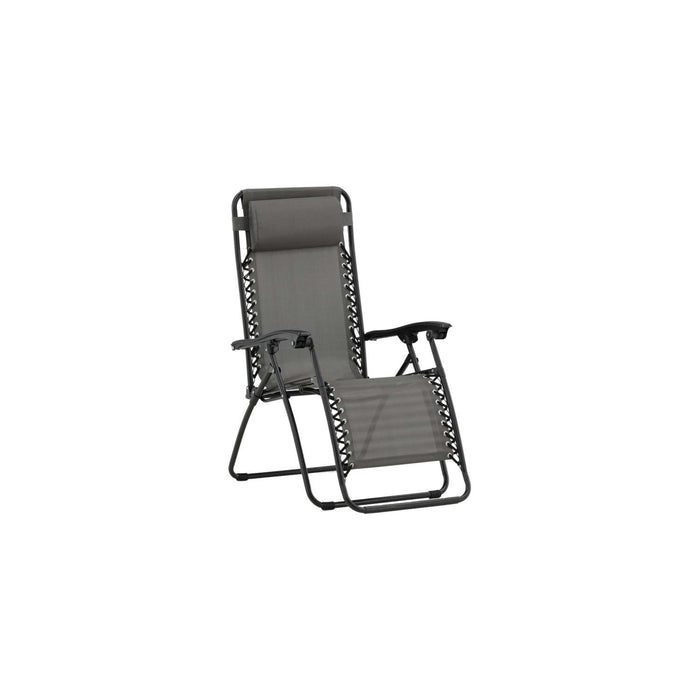 Venture Home Melker Zonnebed 90 x 112 x 64 - Grijs