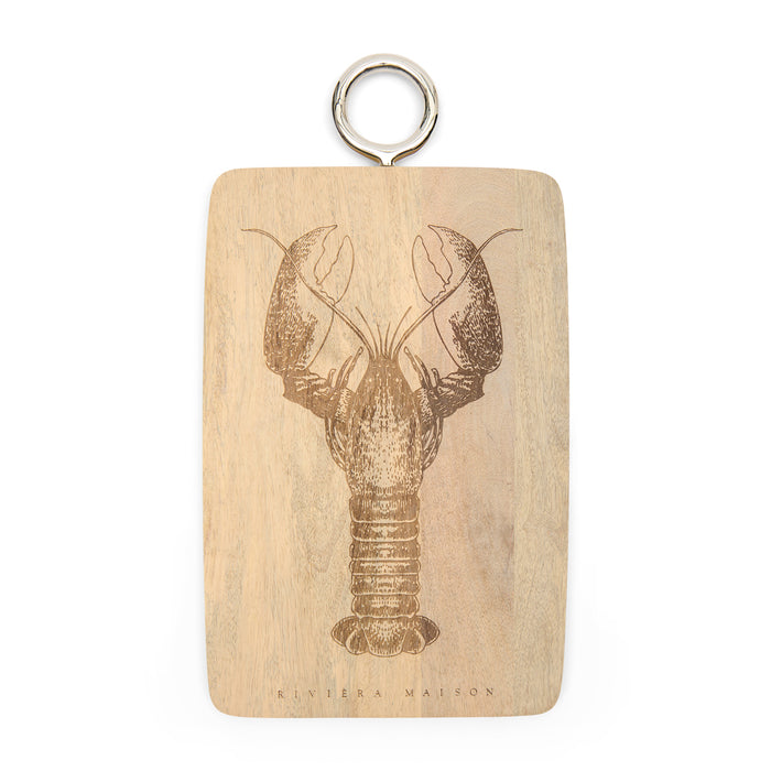 Riviera Maison Serveerplank Naturel - Ocean Lobster Snijplank - Hout