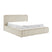 by fonQ Ruffle Bedframe - 200 x 200 cm - Beige