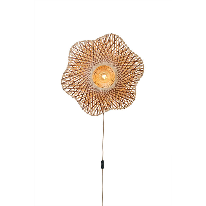 GOOD&MOJO Wandlamp Madura - Naturel - Ø60cm