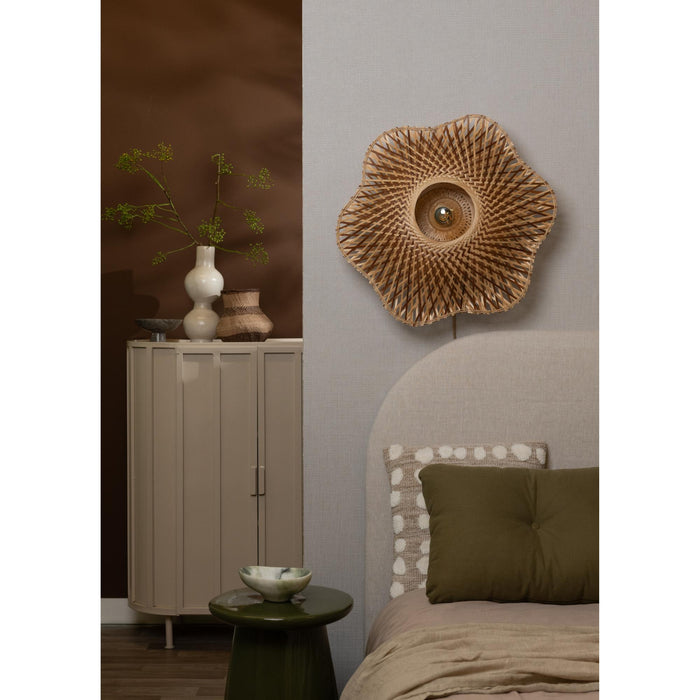 GOOD&MOJO Wandlamp Madura - Naturel - Ø60cm