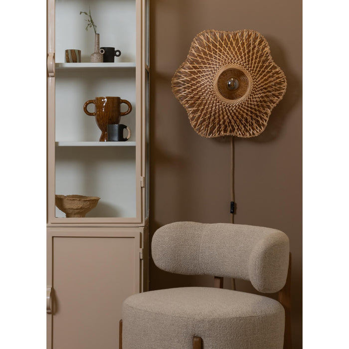 GOOD&MOJO Wandlamp Madura - Naturel - Ø60cm