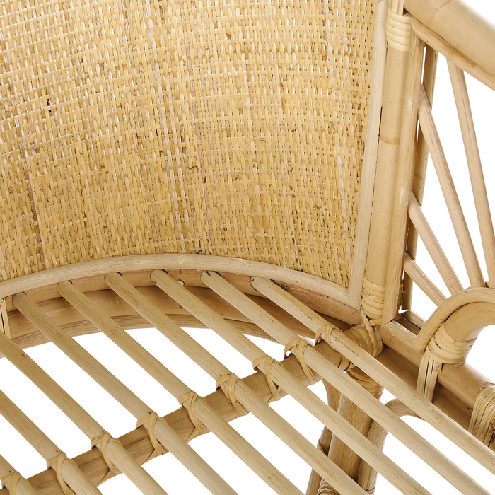 Beliani - LAGRASSE - Wieg - Natuurlijk - Rotan