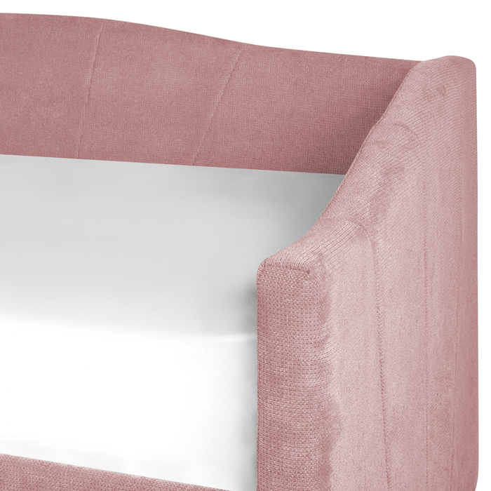 Beliani - VITTEL - Bed met opberger - Roze - Polyester