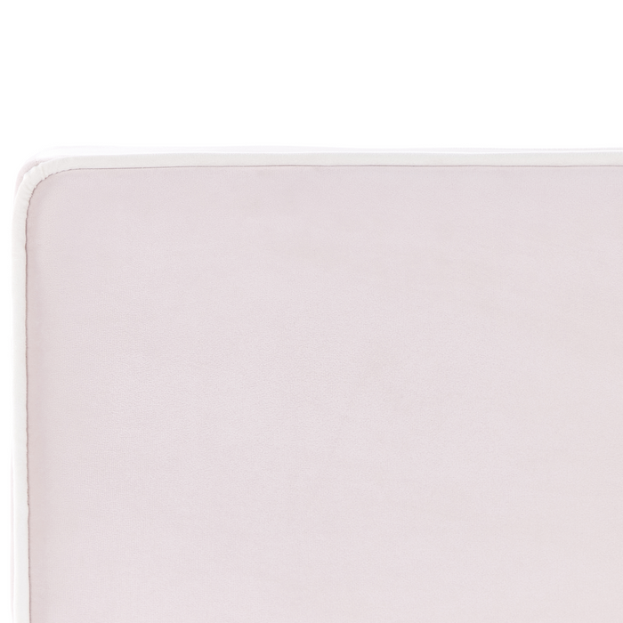 Beliani - TEENIE - Eenpersoonsbed - Pastelroze - Fluweel