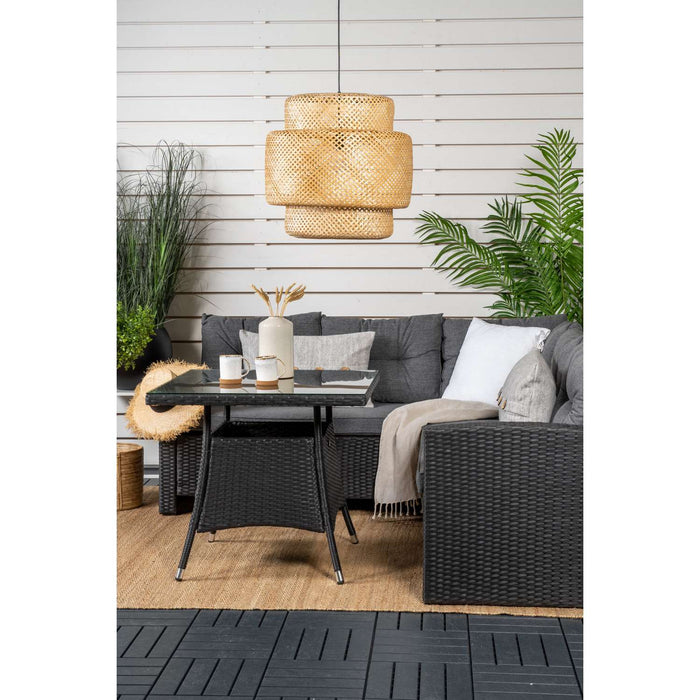 Venture Home Watford Hoekbankset - Zwart