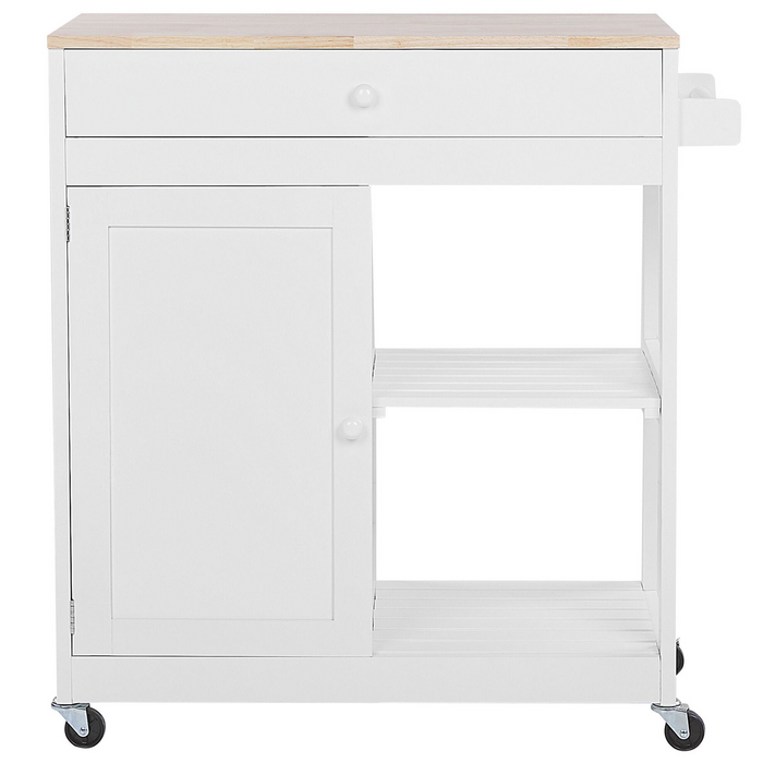 Beliani - TRAPANI - Keukentrolley - Wit - MDF