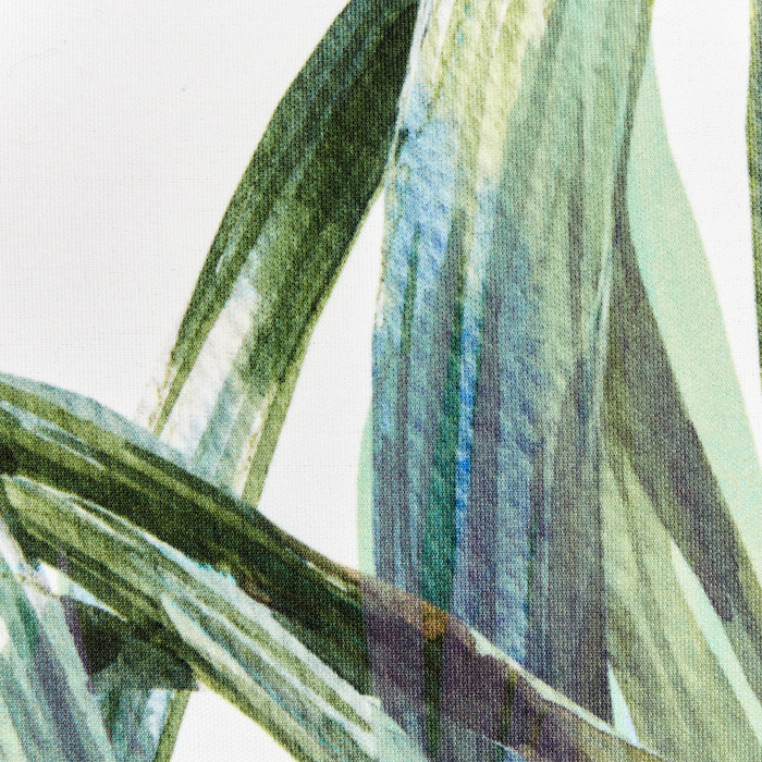 Beliani-CALDERINA-Tuinkussen set van 2-Groen|Wit- 40 cm-Polyester