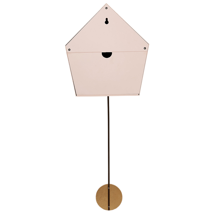 Beliani - ARBAZ - Wandklok - Roze - MDF