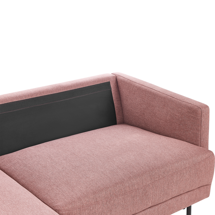 Beliani - BREDA - Hoekbank - Roze - Rechtszijdig - Polyester