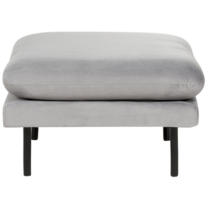 Beliani - VINTERBRO - Bankenset met ottomaan - Grijs - Fluweel