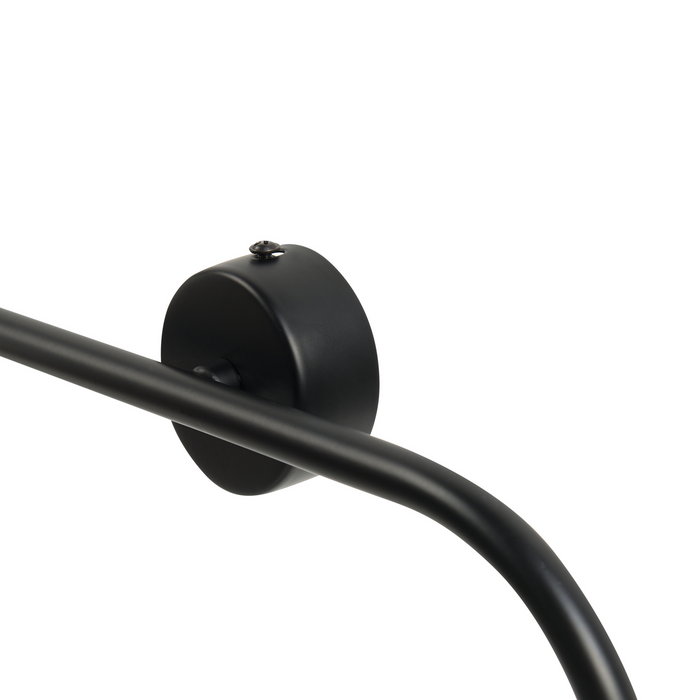 Beliani - YANGO - Wandamp - Zwart - Metaal