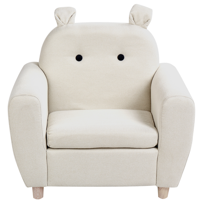 Beliani - MARIBO - Kinderfauteuil - Beige - Linnen