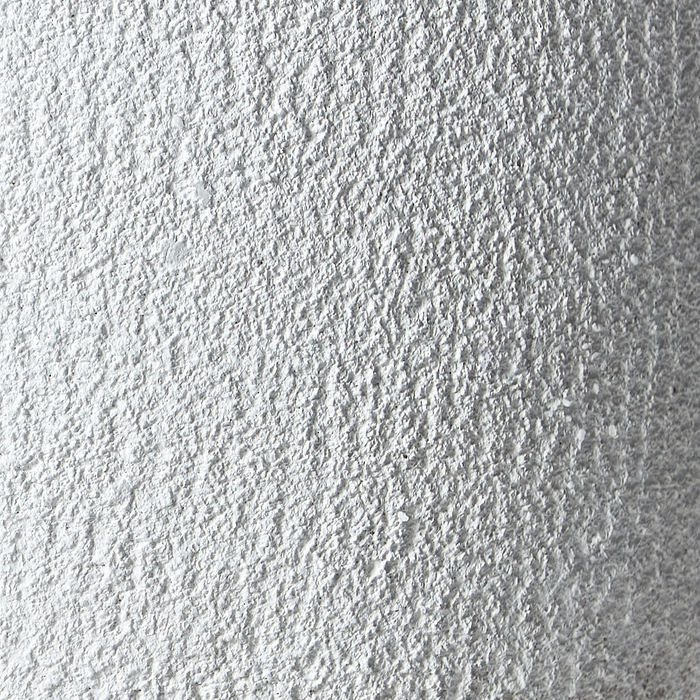 Beliani - KANNIA - Bloempot - Wit - 46 cm - Klei-vezelmengsel