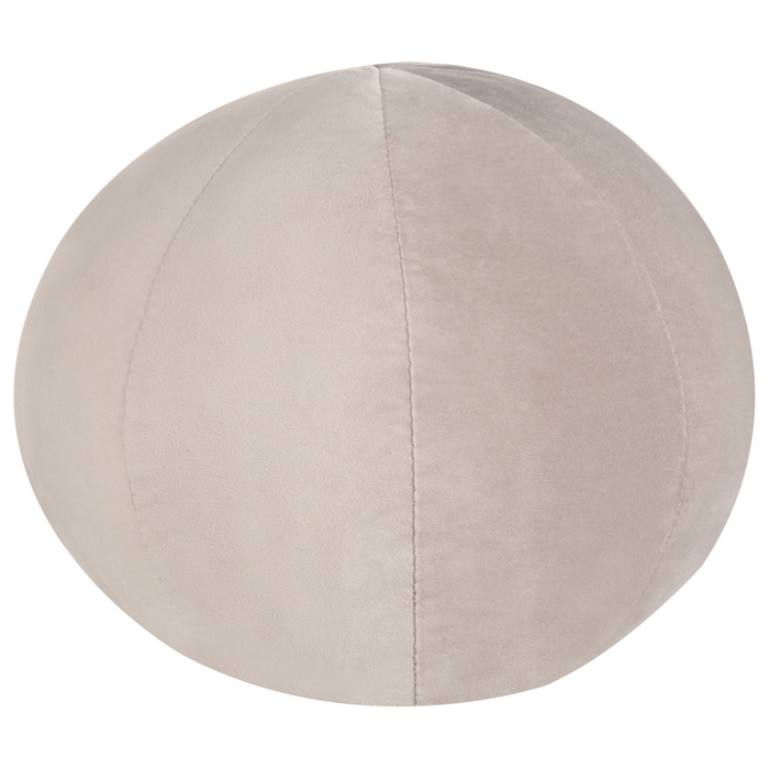 Beliani - LEIREN - Driezitsbank - Taupe - Fluweel