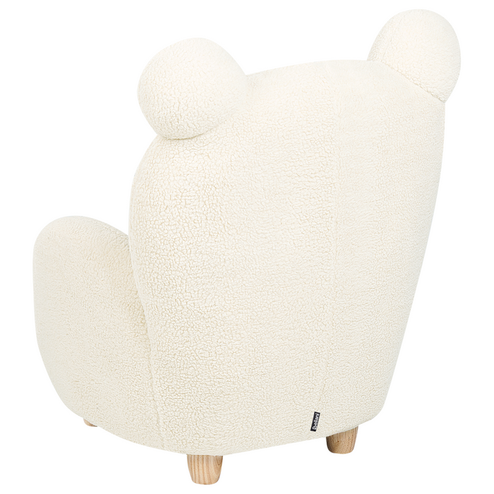 Beliani - MELBU - Kinderstoel - Wit - Nepbont