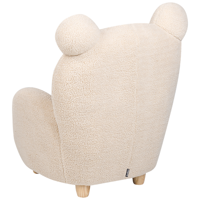 Beliani - MELBU - Kinderstoel - Beige - Nepbont