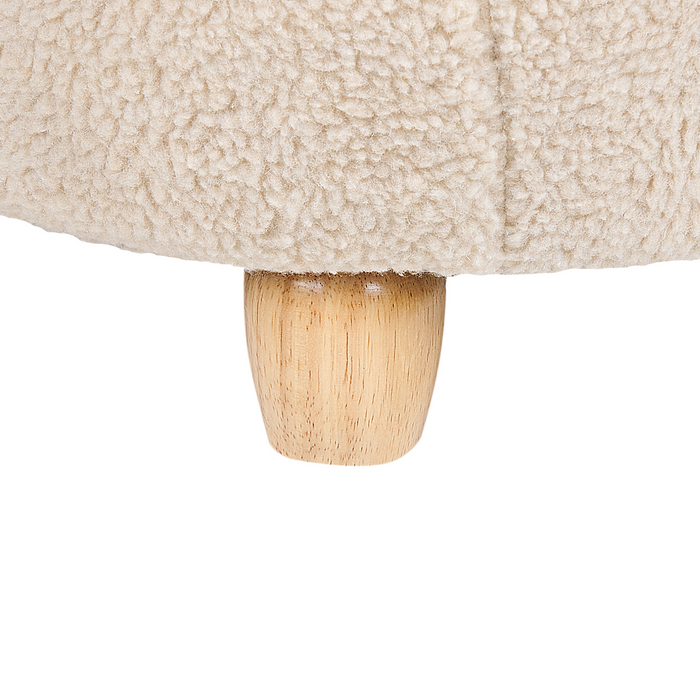 Beliani - MELBU - Kinderstoel - Beige - Nepbont