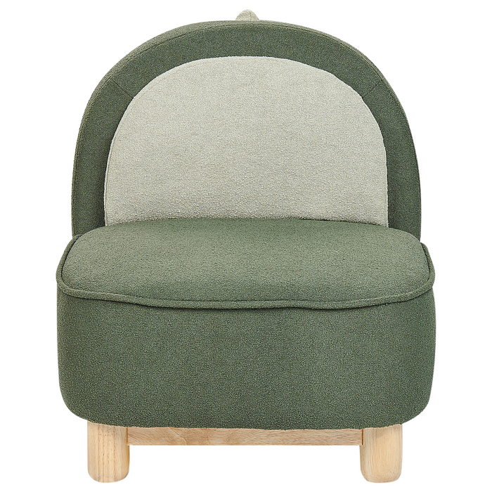 Beliani - FABORG - Kinderstoel - Donkergroen - Polyester