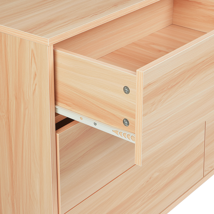 Beliani - SHARPE - Dressoir - Lichthout - Spaanplaat