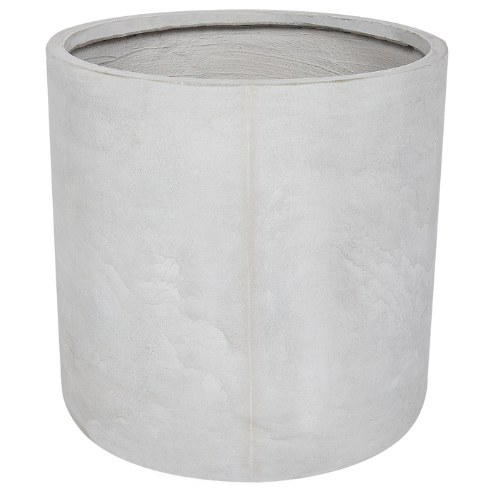 Beliani - MESSENE - Bloempot - Lichtgrijs - 51 cm - Klei-vezelmengsel