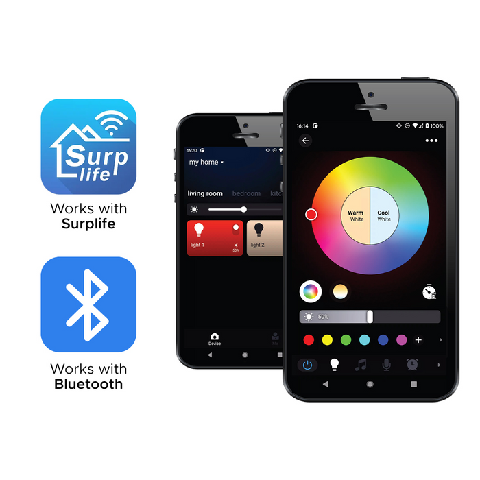 Beliani - SAARLOQ - LED kerstverlichting - Groen - 200 cm - PVC