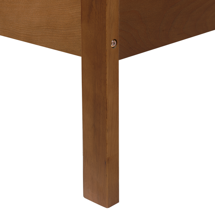 Beliani - BOISSET - Bed - Donkerbruin - 160 x 200 cm - Rubberhout