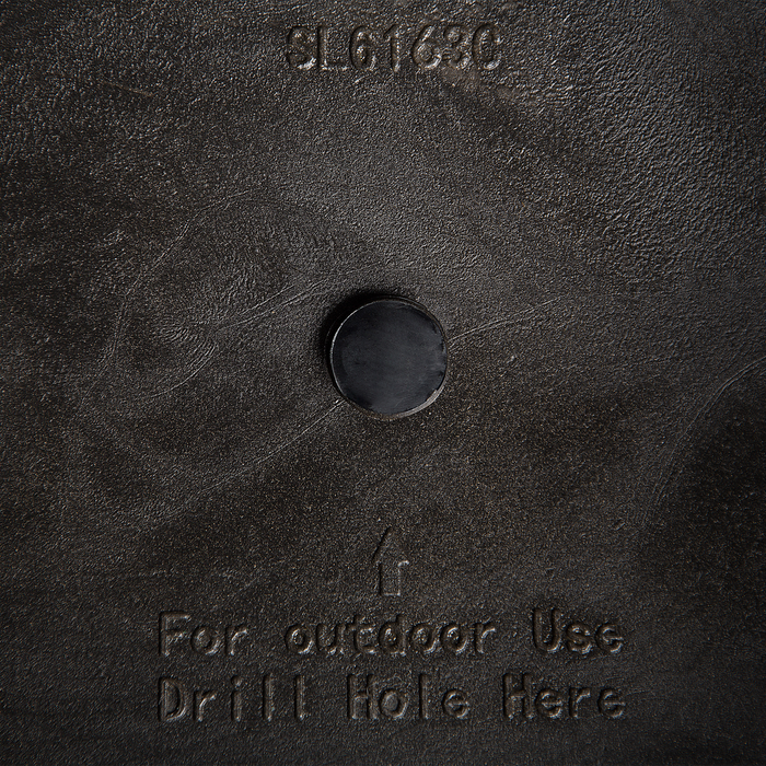 Beliani - CROTON - Bloempot set van 2 - Lichtgrijs - 43 cm - Stenenmix